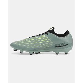 Chaussures De Foot Under Armour Magnetico Select 4 Fg Unisexe Silica Vert Silica Vert High Vis Jaune
