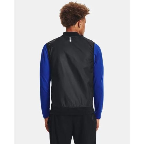 Veste Sans Manches Isolante Under Armour Launch Pour Homme Noir / Réfléchissant M