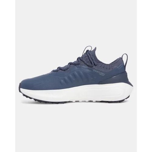 Chaussures De Golf Under Armour Phantom Fore Pour Downpour Gris Downpour Gris Midnight Bleu Marine