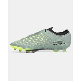 Chaussures De Foot Under Armour Magnetico Elite 4 Fg Pour Silica Vert Silica Vert High Vis Jaune