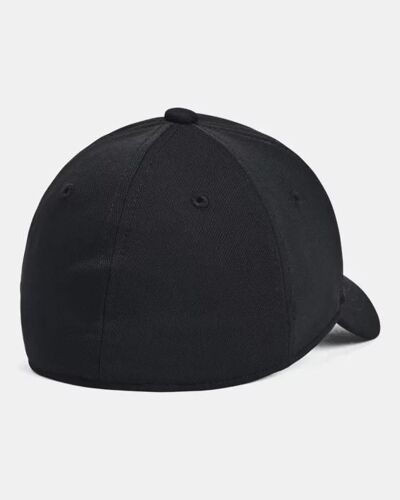 Casquette Extensible Under Armour Blitzing Low Pour Garçon Noir / Blanc Ymd/Ylg