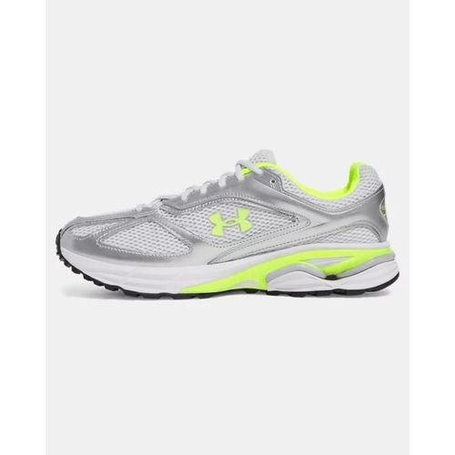 Chaussure Under Armour Apparition Unisexe Distant Gris / Metallique Argent / High Vis Jaune 38.5