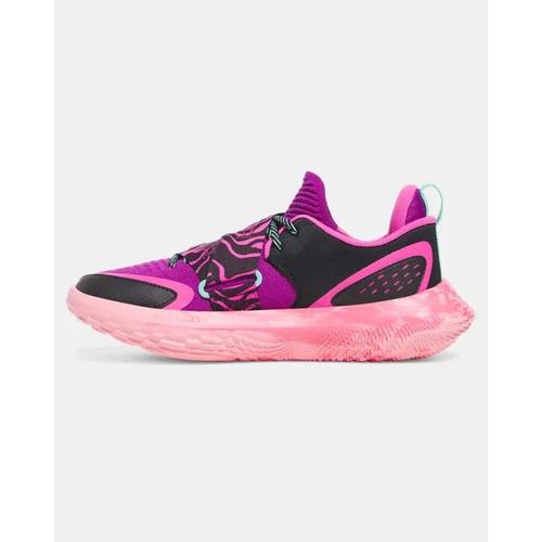 Chaussures De Basketball Under Armour Futr X 4 Unisexe Andromeda Mauve Noir Comet Vert