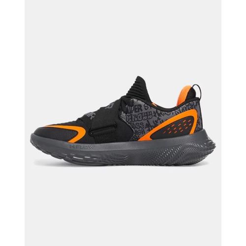 Chaussures De Basketball Under Armour Futr X 4 Under Armoura Unisexe Noir Castlerock Blaze Orange