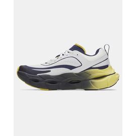Chaussure De Course Under Armour Halo Racer Pour Femme Washed Bleu Marine / Jaune Shade / Distant Gris 39