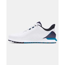 Chaussures De Golf Sans Pointes Under Armour Drive Fade Pour Blanc Capri Midnight Bleu Marine
