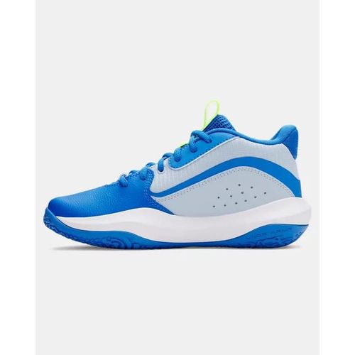 Chaussure De Basketball Grade School Under Armour Lockdown 7 Bleu Calm / Bleu Atlantis / Metallique Bleu Calm 36.5