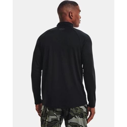Haut À Manches Longues Et Zip ¿ Under Armour Tech¿ Pour Homme Noir / Blanc M