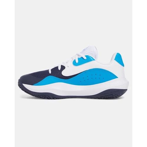 Chaussure De Basketball Basse Under Armour Lockdown 7 Unisexe Midnight Bleu Marine / Electric Bleu / Blanc 40.5