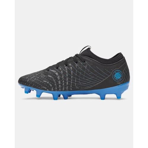 Chaussure De Football Under Armour Magnetico Select 5 Fg Jr. Pour Garçon Noir / Castlerock / Bleu Atlantis 35.5