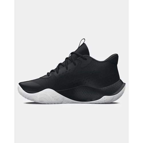 Chaussure De Basket Grade School Under Armour Jet '23 Noir / Noir / Metallique Or 38.5