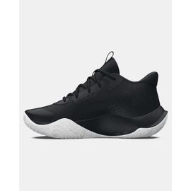 Chaussure De Basket Grade School Under Armour Jet '23 Noir / Noir / Metallique Or 38.5