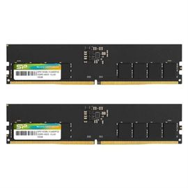 SILICON POWER - DDR5 - kit - 32 Go: 2 x 16 Go - DIMM 288 broches - 4800 MHz / PC5-38400 - CL40 - 1.1 V - mémoire sans tampon - on-die ECC