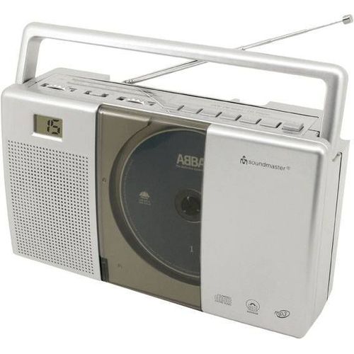 Soundmaster RCD1185 CD-Radio FM CD, FM Gris, Radio