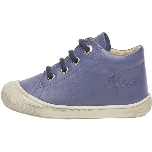 Chaussures Premiers Pas En Cuir Cocoon Bleu Clair - 18