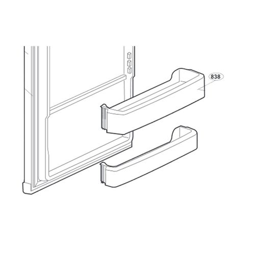 Balconnet bouteilles repère 838 Réfrigérateur congélateur (4948110700 BEKO)