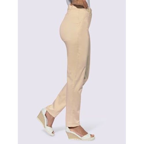 Pantalon Chino Satin Coton - - Sable