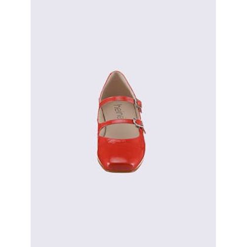 Ballerines De Fabrication Espagnole Rouge