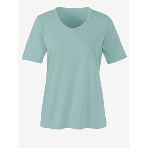 T-Shirt Femme Simple Confortable Col V - - Menthe