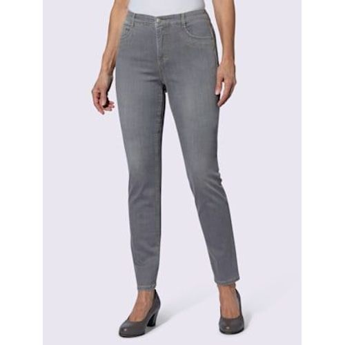 Jean 5 Poches 50% Coton - - Gris Clair-Denim
