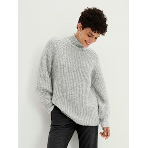 Pull Ample Fils Métallisés - - Écru-Couleurs Métalliques