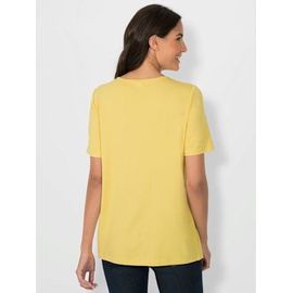 T-Shirt À Encolure Ronde Viscose - - Citron