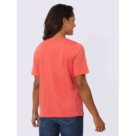 T-Shirt À Manches Courtes Ruban Gros Grain Avec Rivets - - Corail