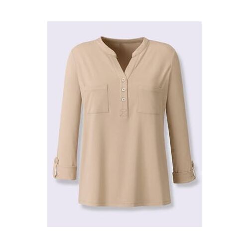 T-Shirt Viscose Douce Et Fluide - Best Connection - Beige