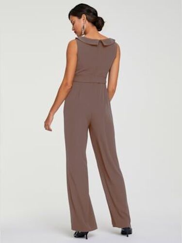 Combinaison Coupe Droite - Ashley Brooke - Taupe
