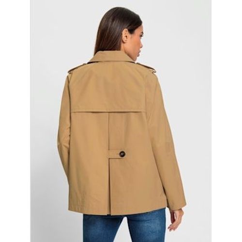 Trench-Coat Coupe Courte Mode - Rick Cardona - Couleur Chamois