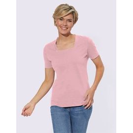 T-Shirt À Manches Courtes Pur Coton - - Rose