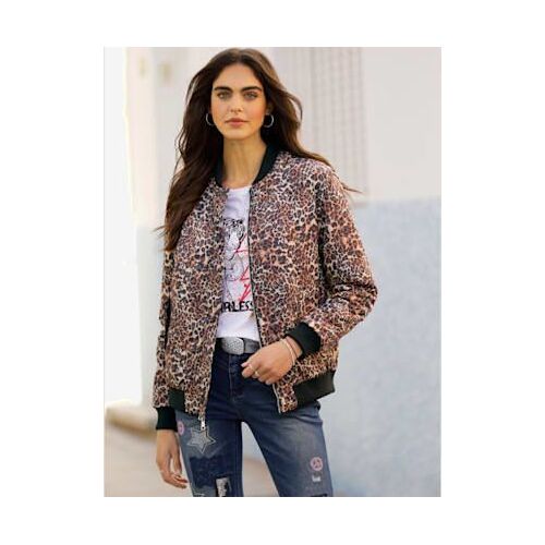 Veste Réversible Forme Blouson Tendance - Mandarin - Noir