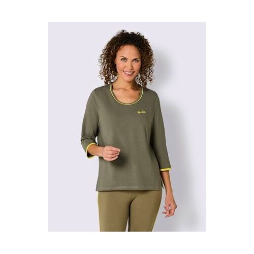 T-Shirt Jersey Fin - Feel Good - Kaki