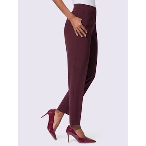 Pantalon Tailleur Polyester Recyclé - Creation L - Lie-De-Vin