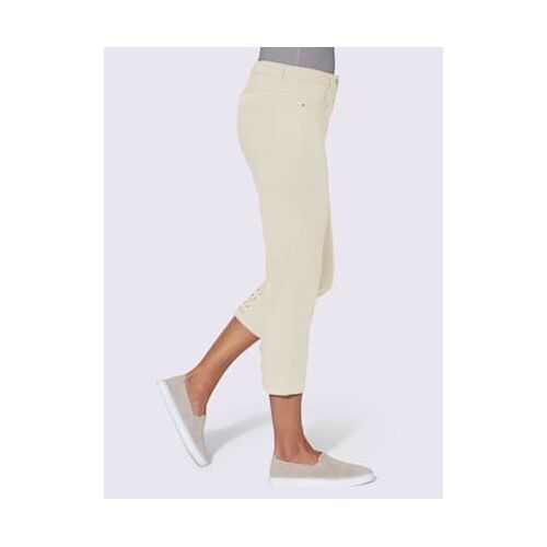 Jean 3/4 Qualité Coton Doux Sur La Peau - Collection L - Blanc