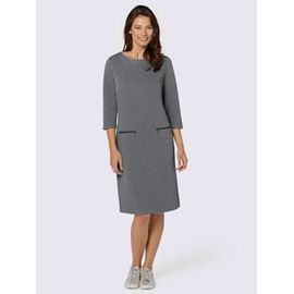 Robe En Jersey - - Gris Chiné