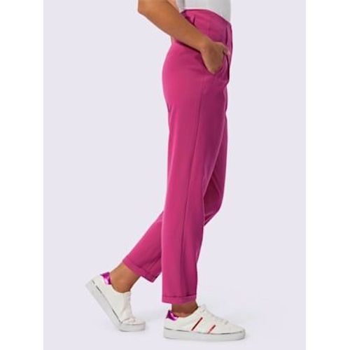 Pantalon Tailleur Polyester Recyclé - Creation L - Fuchsia