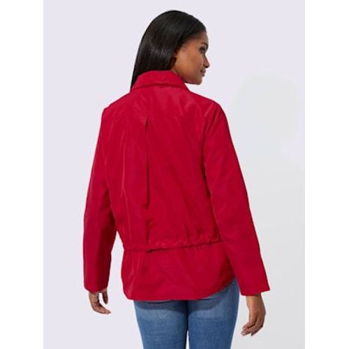 Blouson Qualité Légèrement Brillante - - Rouge