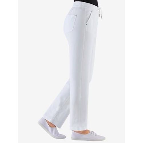 Pantalon Coupe Sportive Ceinture Élastique - - Blanc