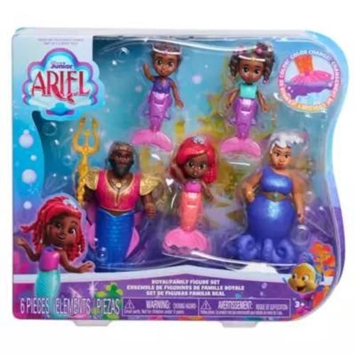 Just Play Ensemble De Figurines Famille Royale, Ariel Sur Disney Junior