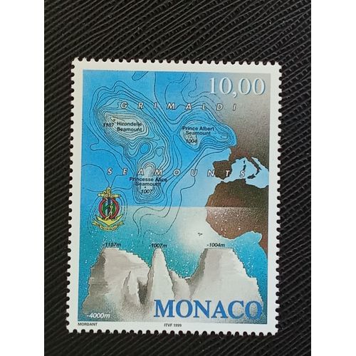 Timbre Monaco Yt 2181 Montagnes Sous-Marines Grimaldi 1998 ( 0010305 )