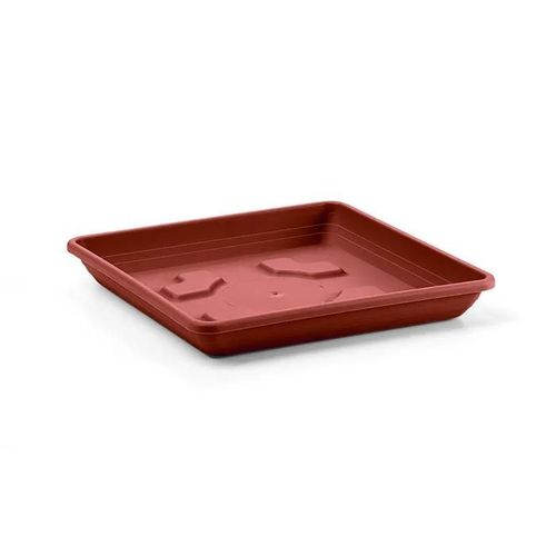 Veca Sottovaso Quadrato 30cm 60% Riciclabile Terracotta