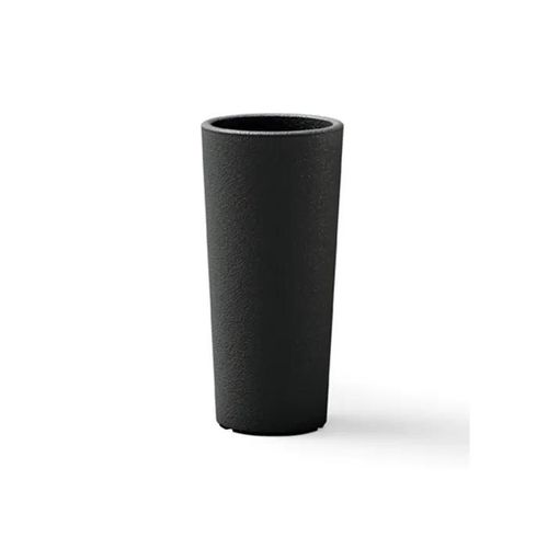 Veca Vaso Cache-Pot Rotondo Clou H.85cm Antracite