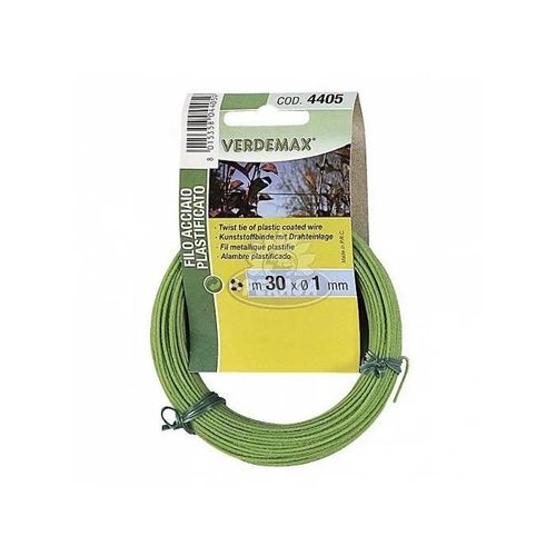 Filo Animato in Acciaio Plastificato per Vasi e Giardino 30m Verdemax