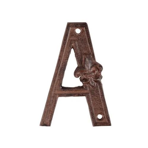 Lettre de maison - Esschert Design - A - Fonte - Brun fonc¿ - Murale
