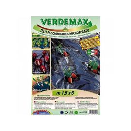 Telo Per Pacciamatura Pe Microforato M 1,5x5 Giardino Orgaggi Fragole Verdemax