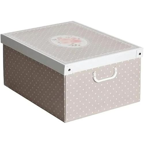Bo¿Te De Rangement - Lavatelli - Carton Recyclable - Gris - 39 ¿ 50 ¿ 24 Cm