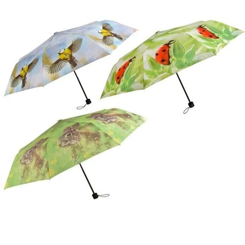 1 Ombrello Richiudibile Da Borsa 100x569cm Assortito