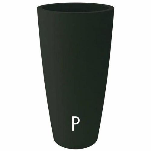 Vaso Tondo Style Diam.36xh.70cm Antracite Nicoli Coprivaso