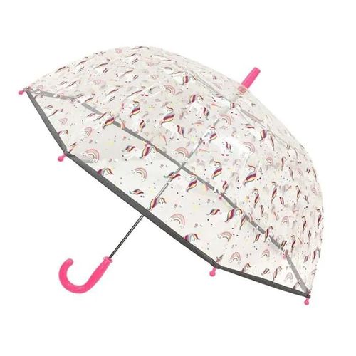 Ombrello Per Bambini Trasparente Unicorno